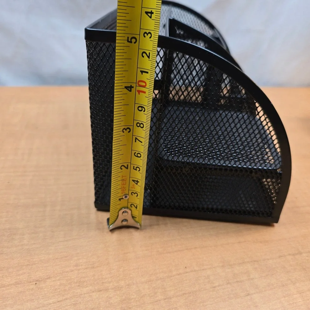 EasyPAG Mesh Desk Organizer Drawer Office Desktop Rolodex Clip Dish Black